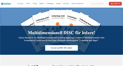 Desktop Screenshot of ensize.se